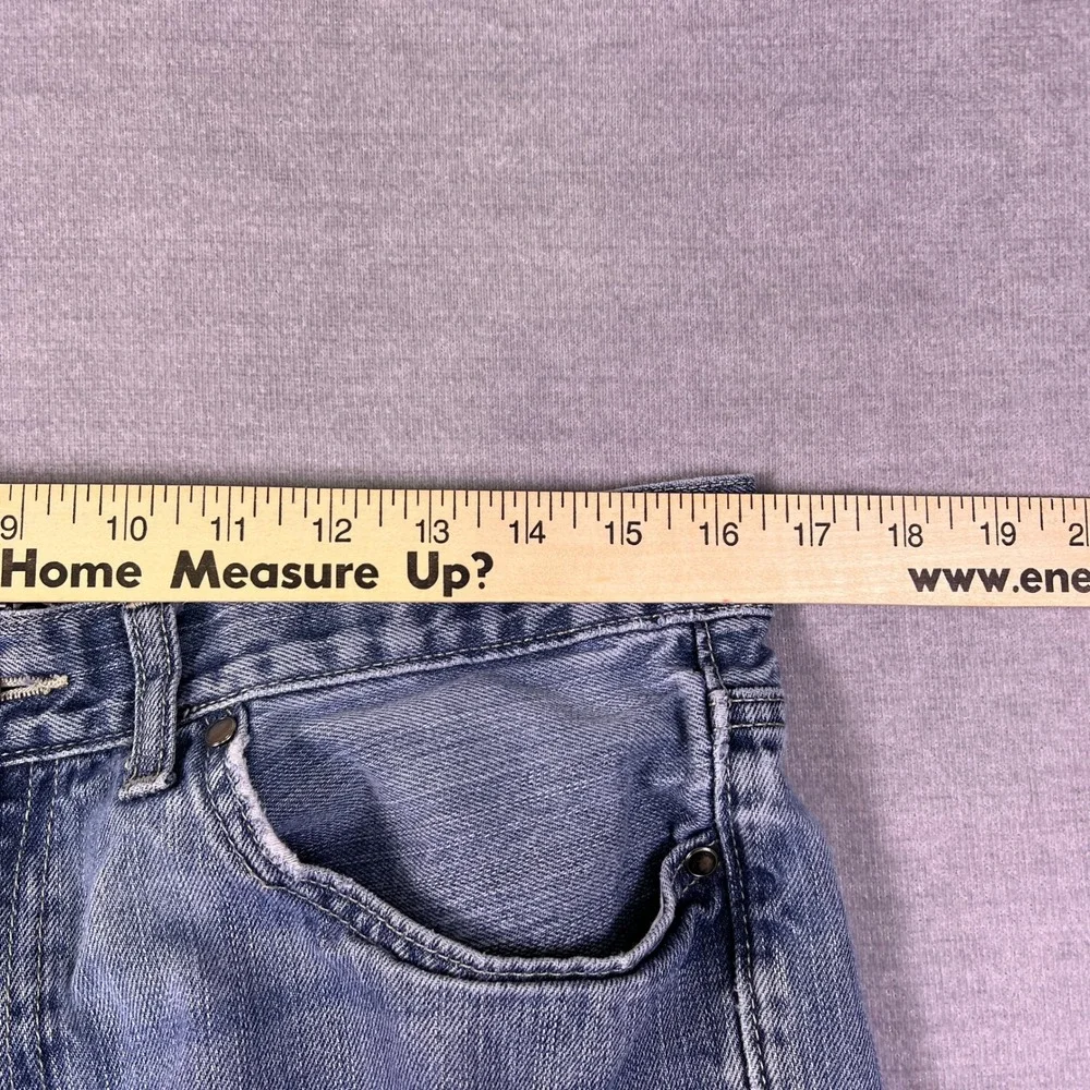 Apt. 9 Standard Fit Mid Rise Straight Leg Jeans Mens 34x34 Blue Denim